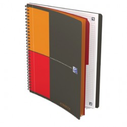 BLOCCO SPIRALATO 18X25cm f.to NOTEBOOK 80fg 80gr OXFORD INTERNATIONAL FAVORIT - Conf da 5 pz.