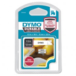 NASTRO DYMO TIPO D1 DURABLE (12MMX5.5MT) NERO/BIANCO 1978364