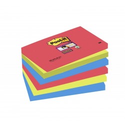 BL.6 Post-it Super Sticky Notes 655 BORA BORA 3M