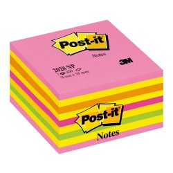 CUBO 3M Post-it Notes Neon ROSA 2028 NP