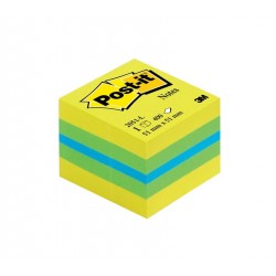 MINICUBO 3M Post-it Notes 2051-L Neon GIALLO