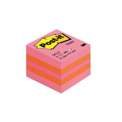 MINI CUBO 3M Post-it Notes 2051-P Neon ROSA/ARANCIO