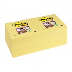 BL.12 Post-it Notes Super Sticky 654 Canary 3M