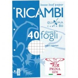 RICAMBI RINFORZATI RIGATURA Q A4 FG.40