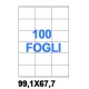 ETICHETTE LASER FG.100    99,1X67,7