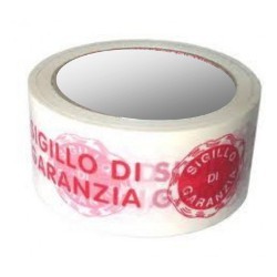 26007 RT.PPL 50X66 BIANCO"""SIGILLO DI GARANZIA"""