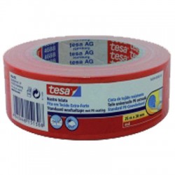 NASTRO ADESIVO TELATO 38MMX25MT ROSSO TESA