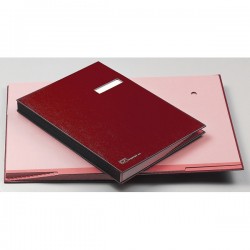 LIBRO FIRMA FRASCHINI 618-D ROSSO 18 SCOMP.