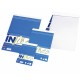 13003 BLOCCO NOTE IN UFFICIO BLU 60 FG A4 5mm