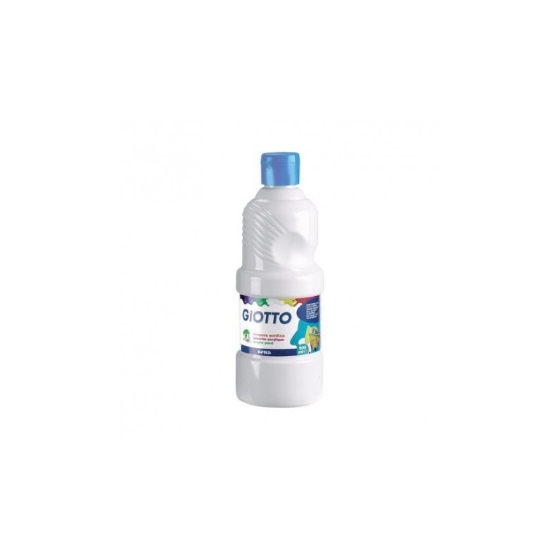 FLACONE 500ML TEMPERA ACRILICA BIANCA