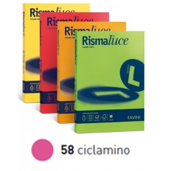 CARTA RISMALUCE 140GR A4 200FG CICLAMINO FAVINI
