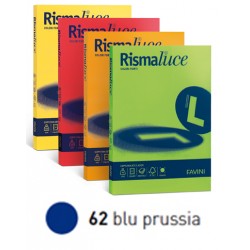 CARTA RISMALUCE 200GR A4 125FG BLU PRUSSIA 62 FAVINI