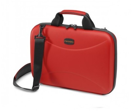 BORSA PORTA PC CAMBRIDGE 13 RIGIDA ROSSO FEDON