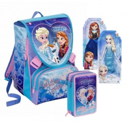 SCHOOL PACK ZAINO+ASTUCCIO FROZEN SWEET HEART