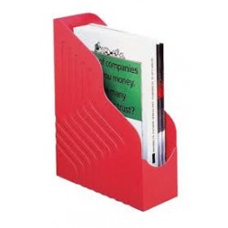 PORTARIVISTE MAGAZINE JUMBO ROSSO 25X32X10CM