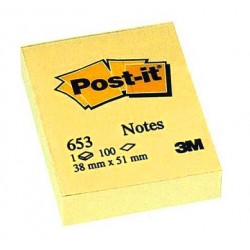 BLOCCHETTO Post-it Notes 653 Canary 3M