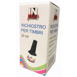 INCHIOSTRO TIMBRI  OLIO HAMBURG NERO 30ML.