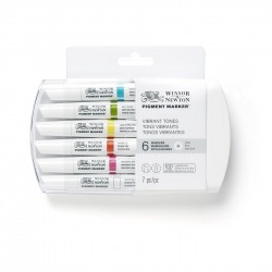 SET 6 PIGMENT MARKER W&N SKIN TONES 1