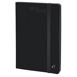 AGENDA HORIZONTAL 24 SD  ML VELVET NERO SETT./DIC.