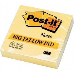 POST-IT 3M 5635 98x98 mm BIG YELLOW PAD