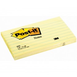 Post-it 3M 635 GIALLO    CANARY A RIGHE 76x127 mm