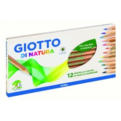 CF.12 MATITE DI NATURA GIOTTO COLORI ASSORTITI