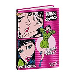 DIARIO AGENDABOOK IT     MARVEL RAGAZZA PISELLI