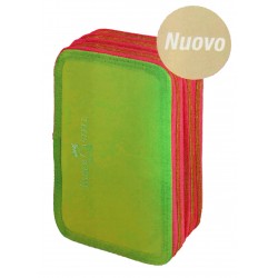 ASTUCCIO COLLEGE COLOUR  BICOLORE VERDE/ROSSO