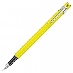 STILOGRAFICA 849         CARAN D'ACHE GIALLO FLUO