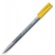 PENNA CON PUNTA SINTETICANON PERM. GIALLO 0.4MM