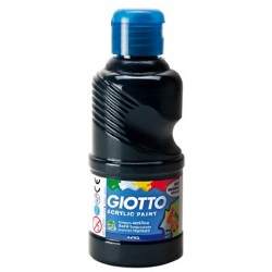 FLACONE TEMPERA ACRILICA 250 ML NERO