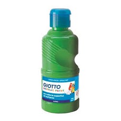 FLACONE TEMPERA ACRILICA 250 ML VERDE