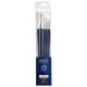 SET PENNELLI SETOLA TONDO6,12 PIATTO 16,24 FIL 6,1