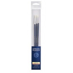 SET 3 PENNELLI SETOLA    TONDI N. 2,6,10